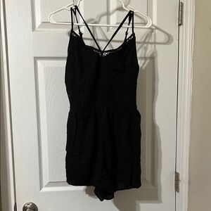 Chic Black Romper